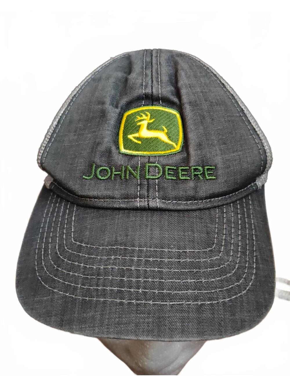 Official John Deere youth hat - denim trucker snapback